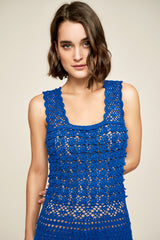 Alana Crochet Knit Dress