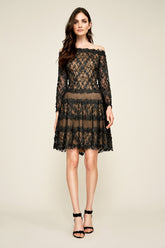 Alder Embroidered Tulle Dress