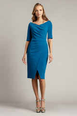Adi Textured Crepe Dress