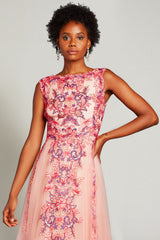 Aina Floral Applique Gown