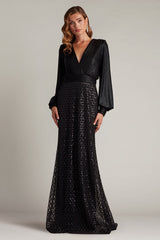 Amalia Sequin Embroidered Gown