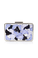 Acrylic 3D Blossom-Motif Clutch