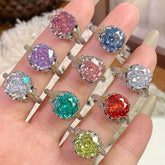 Elegant Octagonal Millennium Rose Cut Purple Sapphire Ring For Women With High Carbon Diamond Butterfly Inlay Tanzanite Band