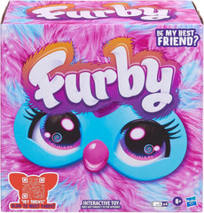 Furby Cotton Candy. 15 Fashion Accessories. Interactive Plush Toys for 6 Year Old Girls & Boys & Up. Voice Activated Animatronic. Pink & Blue