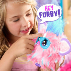 Furby Cotton Candy. 15 Fashion Accessories. Interactive Plush Toys for 6 Year Old Girls & Boys & Up. Voice Activated Animatronic. Pink & Blue