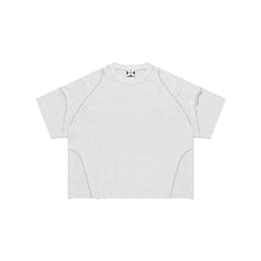 MERTRA Overlock Stitch Tee Grey