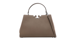 Eleanor Leather Satchel Bag Wild Mushroom 153215 250