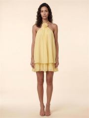 CLARISSA | FLOWER MINI DRESS