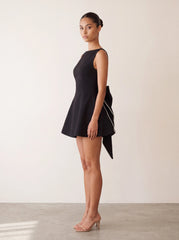 Carrie Mini Dress - Black