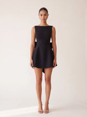 Carrie Mini Dress - Black