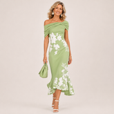 Althea Floral Contour Midi Dress