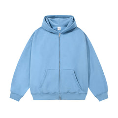 21Dripzz Essential Zip Hoodie - Baby Blue