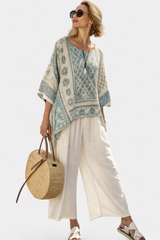 Annalisa - Printed Wide-Leg Trouser Set