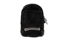 Nylon stencil Wrist bag black Black CHRM0456