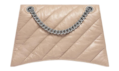 Quilted Crush Chain Bag M Taupe 716393 210J0 2906