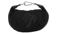 Mini Palm Hobo Bag Black PWNX004S23FAB001