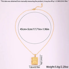 Heart Locket Classic Style Heart Shape 304 Stainless Steel Pendant
