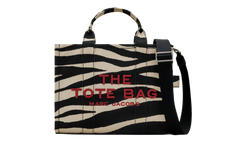 The Zebra Canvas Medium Tote Bag BLACK/WHITE 2F4HTT021H05-005