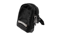 Nylon stencil Wrist bag black Black CHRM0456