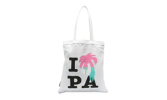 I Love PA Silver Shopping Tote Bag Grey PMNA067S23FAB0010384