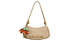 Summer Woven Charm Shoulder Bag Natural 2S6HSH030H02 255