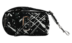 The Snapshot Splatter Paint Chain Snapshot Bag Black / White 2P6HCR020H01 002