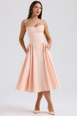 AVALON | CORSET MIDI DRESS