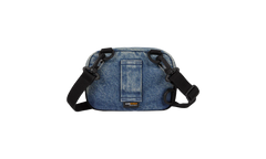 Denim Mini Shoulder Bag FW25 - Washed Indigo SU25827