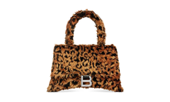 Hourglass Small Handbag With Strap Beige/Brown 676365 2AAJH 2766
