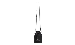 Venice Stiped Track Drawstring Bag Black PWNQ013F22LEA0011001