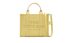 The Medium Leather Tote Bag Custard H004L01PF21 740