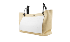 Logo Patch Tote Bag Natural SB1WC0007P5391 H9678 278