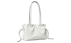 Small Ella Recycled Drawstring Tote Bag Bianco 178768 100