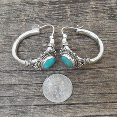 Chic™ | Retro Turquoise Earrings