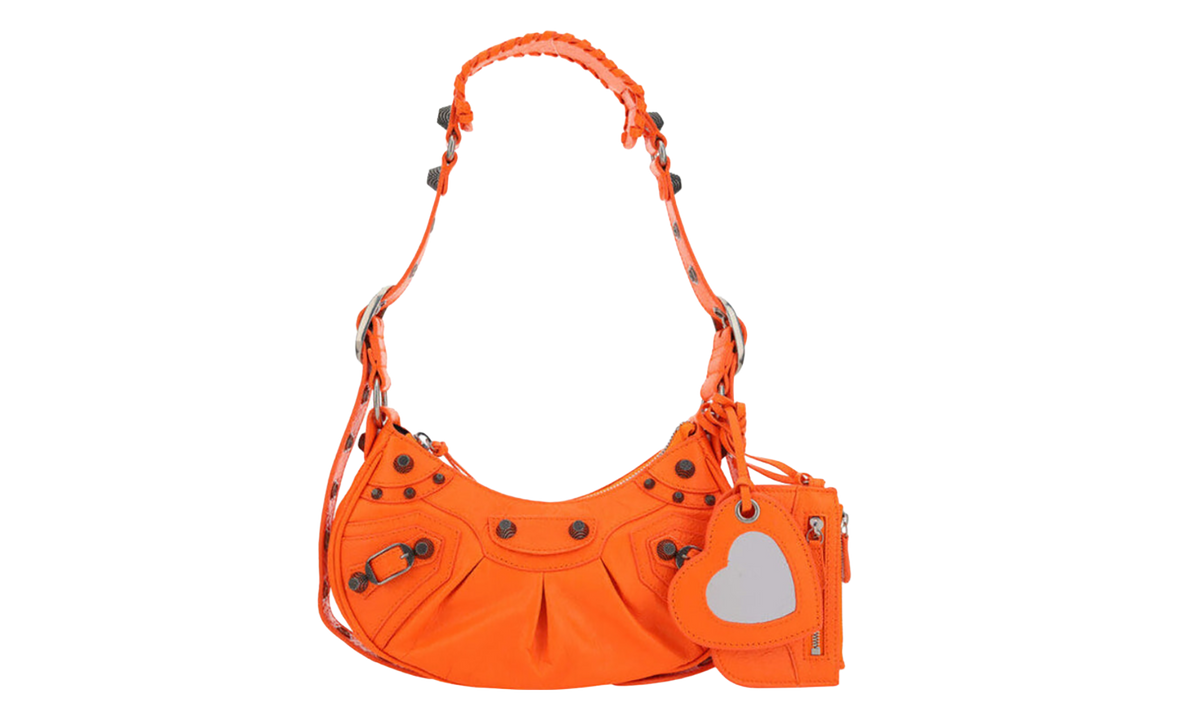 Le Cagole Shoulder Bag XS Fluo Orange 671309 1VGUY 7526