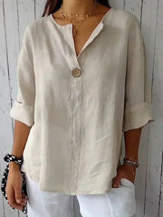 Angela™ | Casual V-Neck Blouse