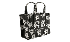 The Small Daisy Canvas Tote Bag Black / White 2S5HTT030H03 005