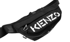 Sport Logo Printed Belt Bag Black/White 5SA221 F21 99