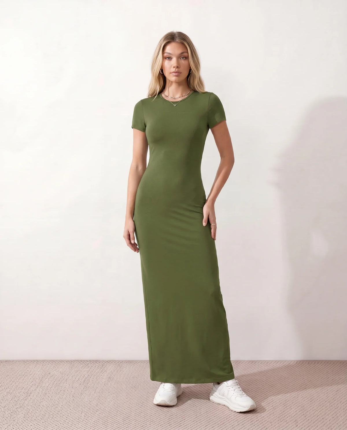 Nora Fitted Maxi Dress