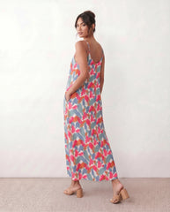 Elise Slip Spaghetti Strap Maxi Dress