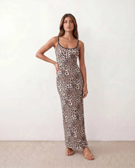 Anika Spaghetti Strap Low Back Maxi Dress