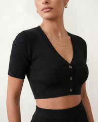 Esme Ribbed Fitted Maxi Dress