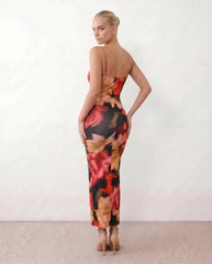 Bria Spaghetti Strap Low Back Maxi Dress