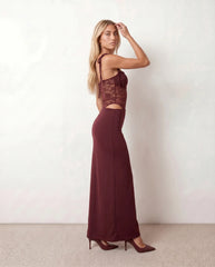 Faye Lace Spaghetti Strap Maxi Dress