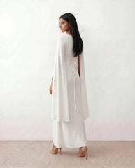 Kamila Mermaid Lace-Up Maxi Dress