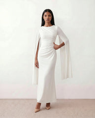 Kamila Mermaid Lace-Up Maxi Dress