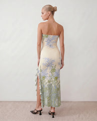Madelyn Strapless Floral Maxi Dress