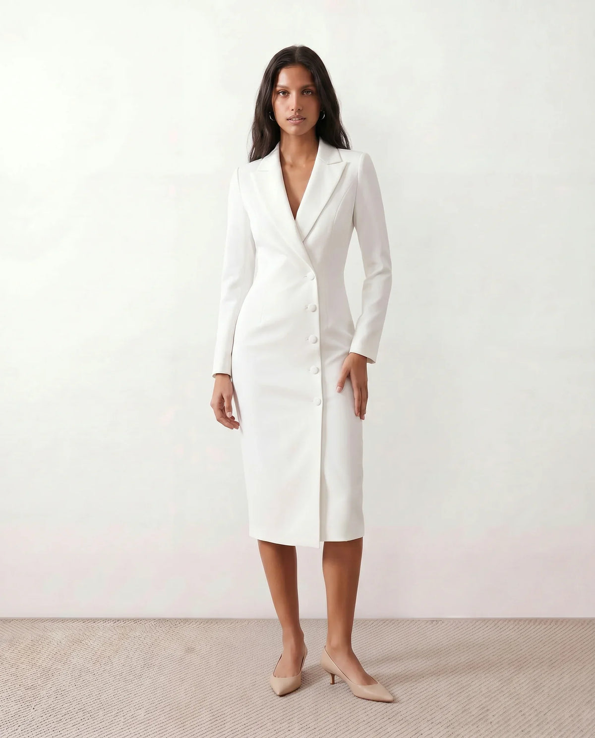 Kaylee Slit Midi Dress