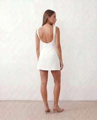 Beata Low Back Cutout Mini Dress