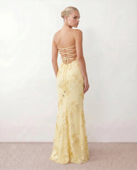 Ionela Mermaid Spaghetti Strap Maxi Dress